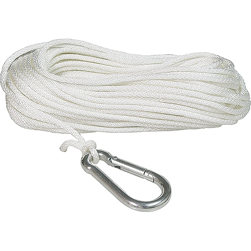 Anchor Line 3/16″ x 100′ – Solid Braid Nylon