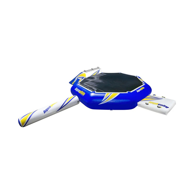 Aquaglide Rebound Bouncer 20′ Aquapark w/ I-Log and Plunge Slide
