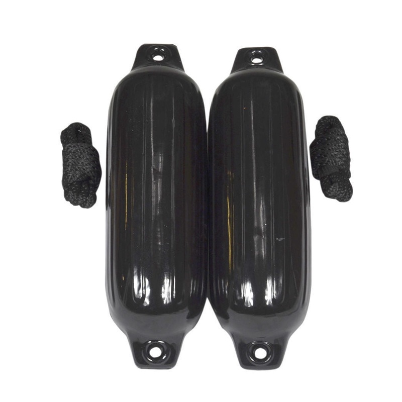 Boat Guard 2 Pack Fenders w/ Fender Lines – 6″x22″