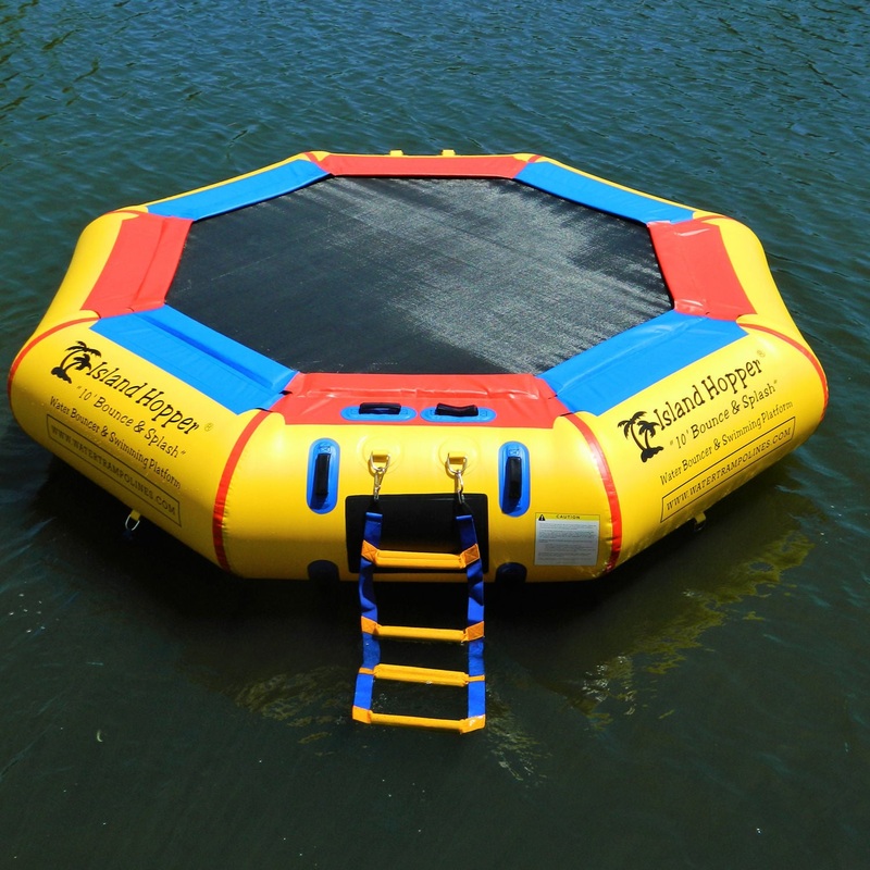 Island Hopper 10′ Bounce & Splash Water Bouncer