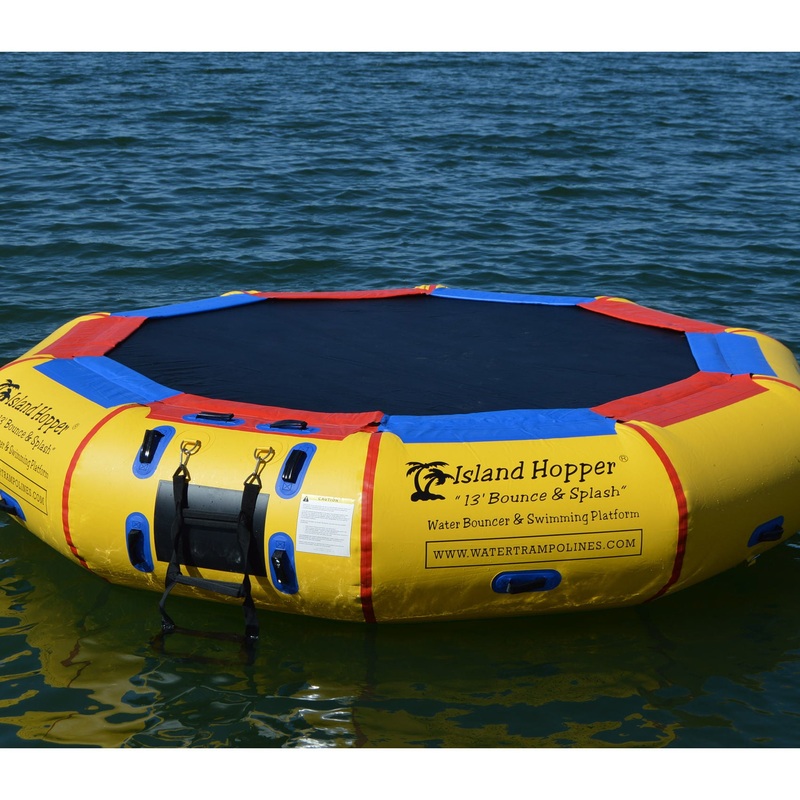 Island Hopper 13′ Bounce & Splash Water Bouncer