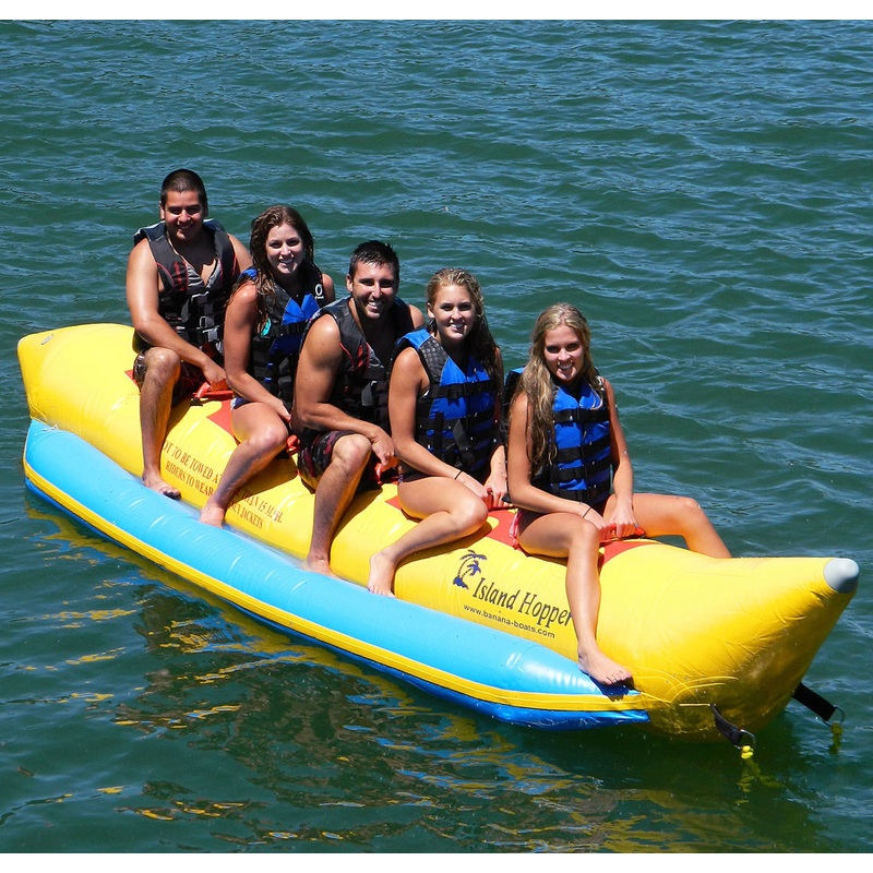 Island Hopper Banana Water Sled – 5 person