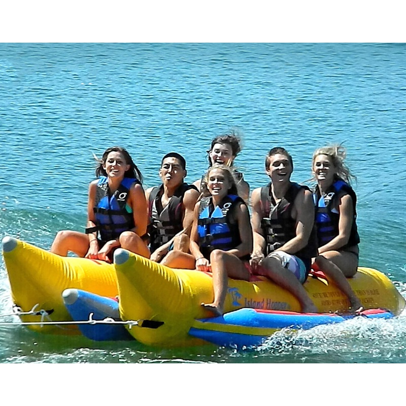 Island Hopper Elite Class Commercial Side-by-Side Banana Water Sled – 6 person
