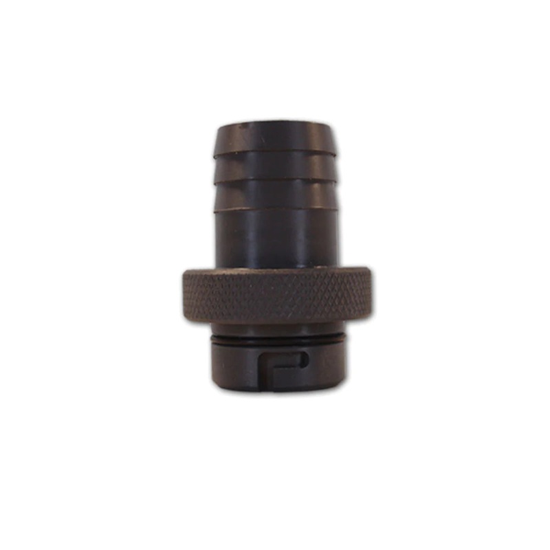 FatSac Male Quick Connect — 1 – 1/8″ Barbed TSUNAMI Pump Hose End