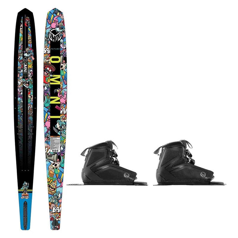 HO Kid’s Future Omni Wacky Toons Ski w/ Double Stance Bindings