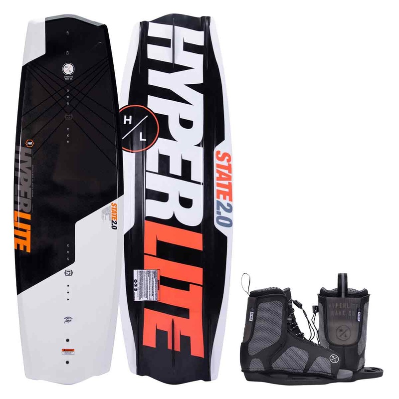 Hyperlite Boy’s State 2.0 Jr Wakeboard w/ Jr Remix Bindings