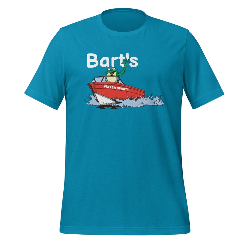 Bart’s Water Sports Retro 1990’s Logo Unisex t-shirt