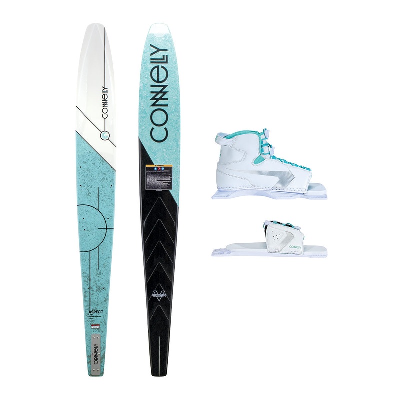 Connelly Women’s Aspect Slalom Ski w/ Women’s Shadow Binding and Women’s Lace Adjustable Rear Toe Plate