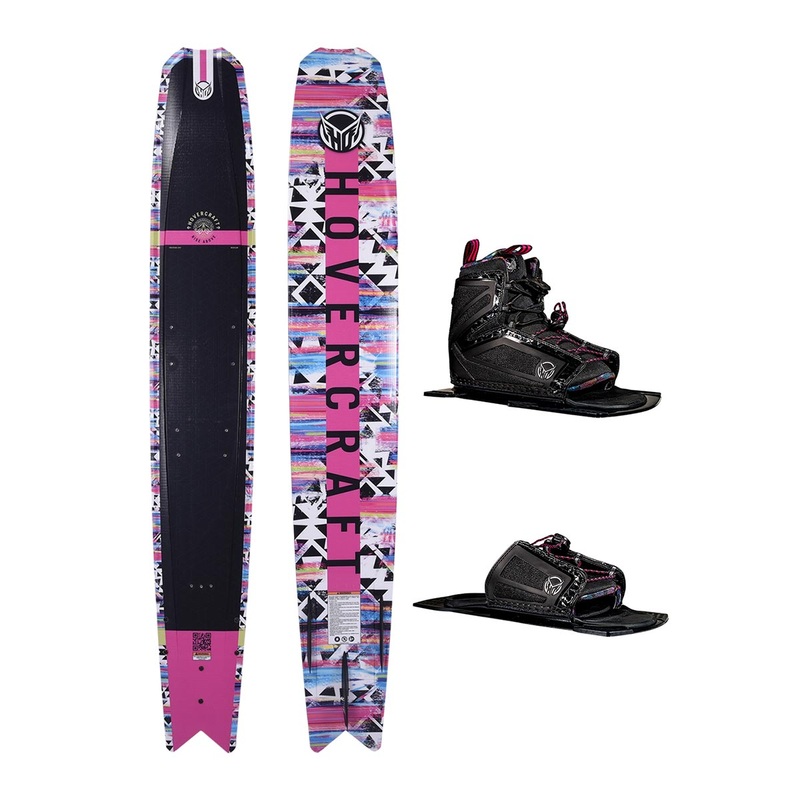 HO Hovercraft Tribal Pink Slalom Ski w/ Women’s Stance 110 & Women’s Stance 110 Adjustable Rear Toe Plate