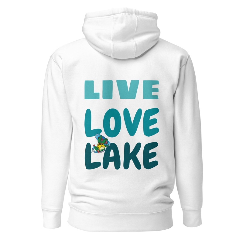Live. Love. Lake. Unisex Hoodie – Bart’s Water Sports