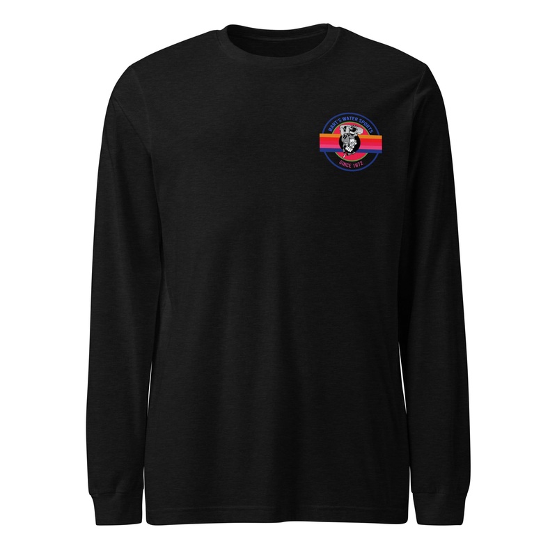 Upside Down Frog Wakeboard on Chest Unisex Long Sleeve Tee – Bart’s Water Sports