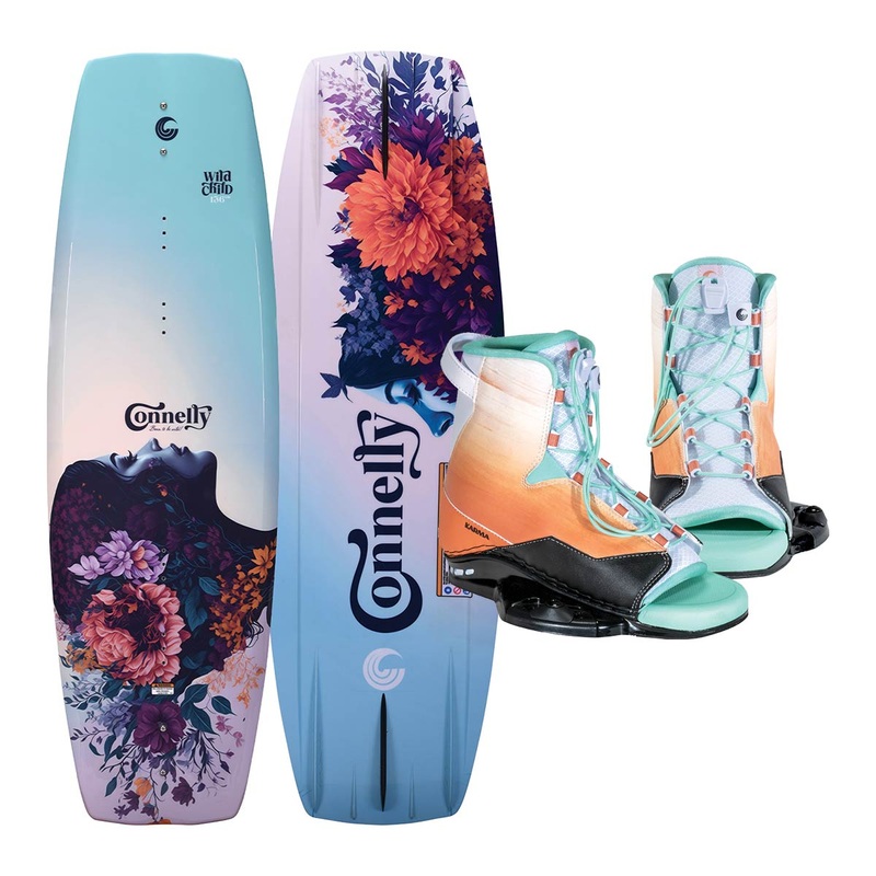 Connelly Women’s Wildchild Wakeboard w/ Women’s Karma Bindings