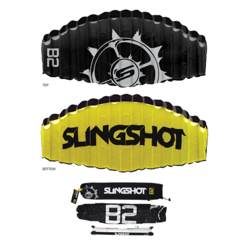 2023 Slingshot B2 2 Meter Trainer Kite – Spikey Ball Logo