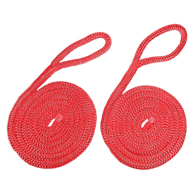 Fender Lines 3/8″ x 6′ Double Braided Nylon – Red