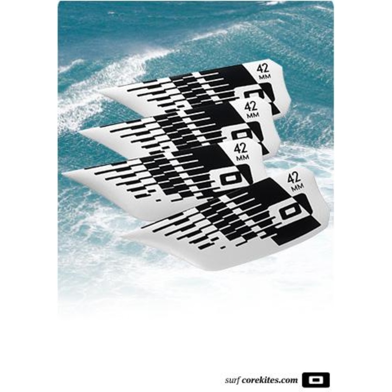 Core 42mm Kiteboard Fins (pack of 4)