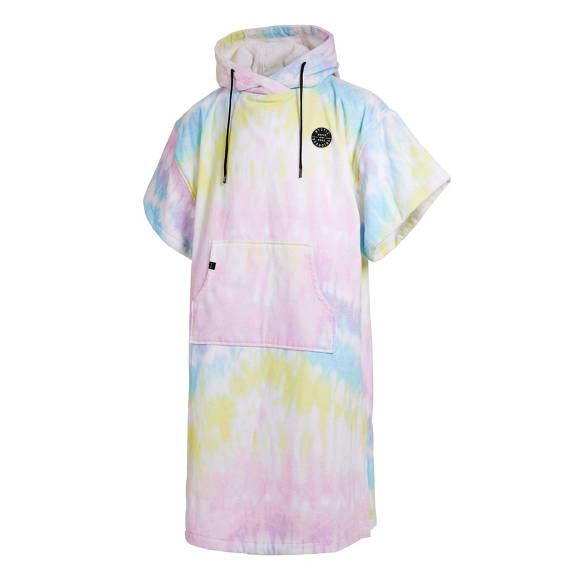 Mystic Poncho Velour AOP – Rainbow