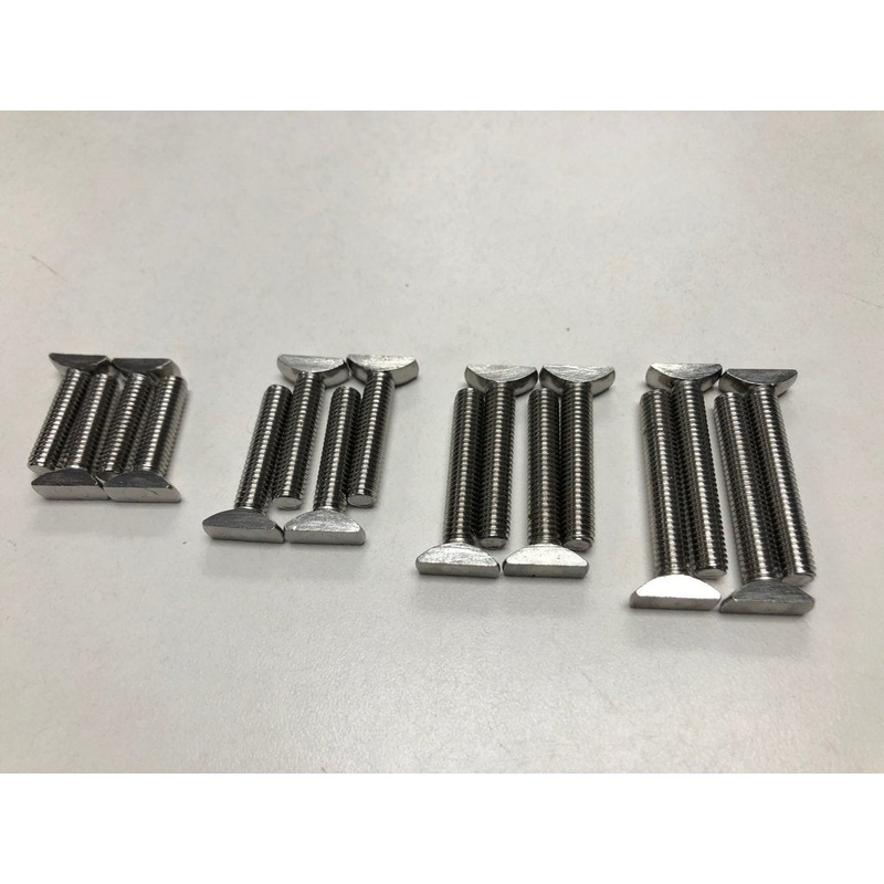 Wizardhat T-bolt sets in various lengths (4 qty)