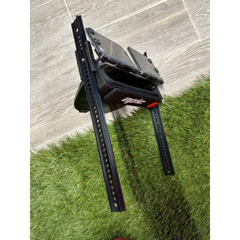Epic Standard Footboard Set with Pedals, Strap, Plastic Sliders and Rails