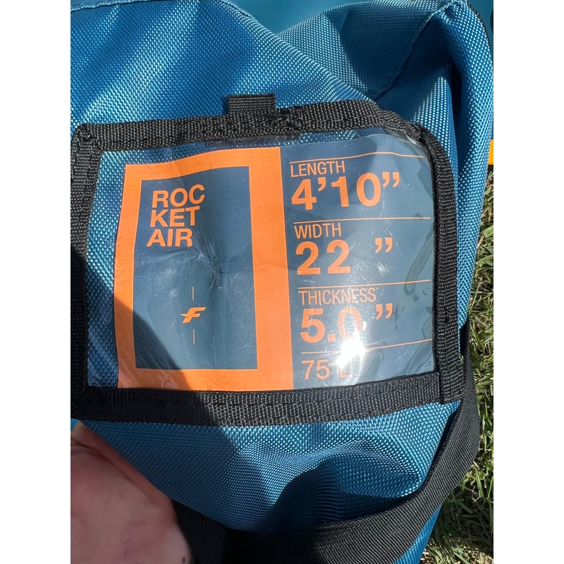 Used F-one Rocket AIR 4’10” 75L Inflatable Wing board