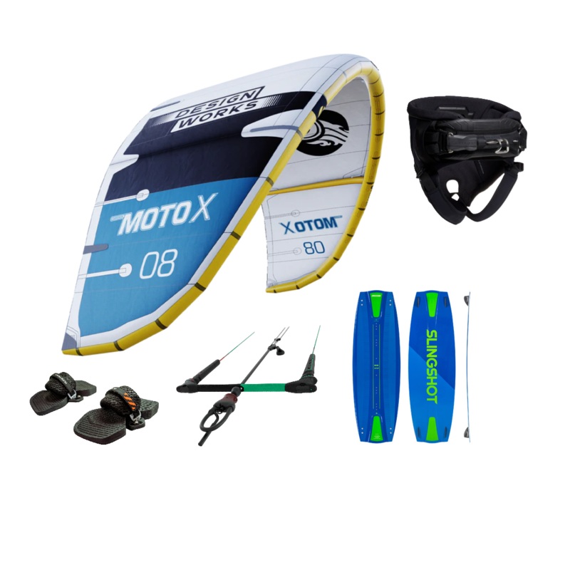 Cabrinha MOTO X Design Works Kiteboard Package