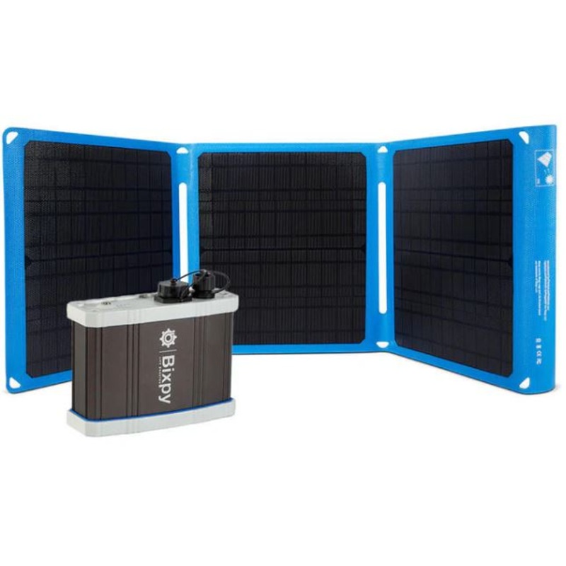 Bixpy PP-77-AP Power Bank & SUN45 Solar Panel Bundle Kit
