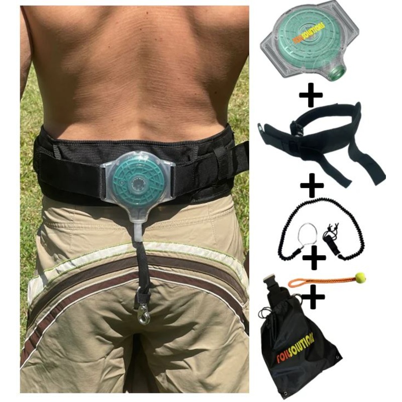 Waist Belt Reel Leash Combo Kit