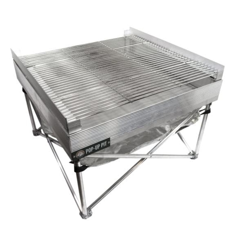 Pop-Up Fire Pit Quad-Fold Grill