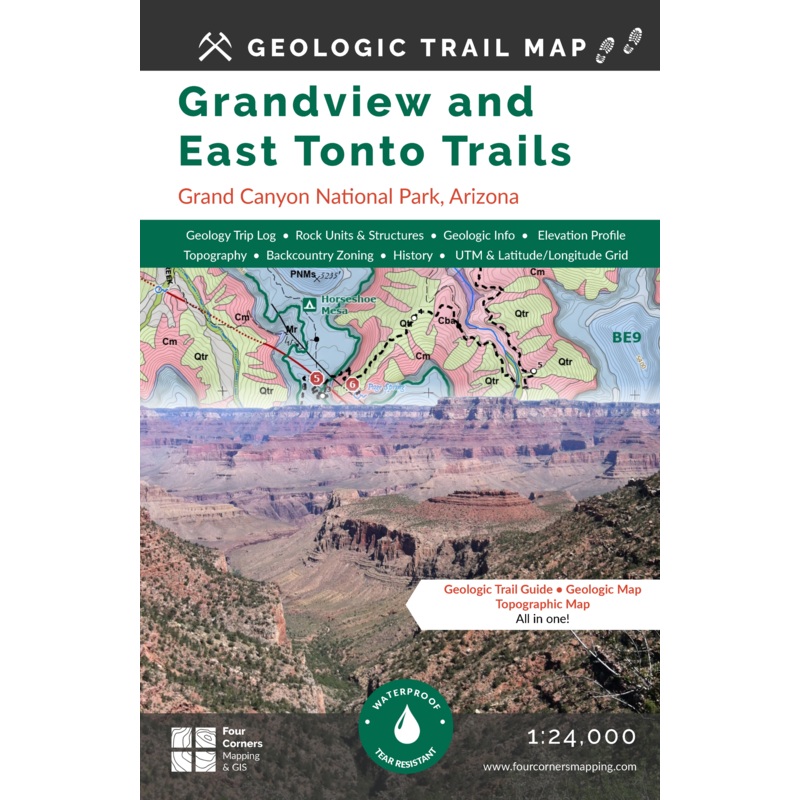 Geologic Trail Maps of the Grand Canyon