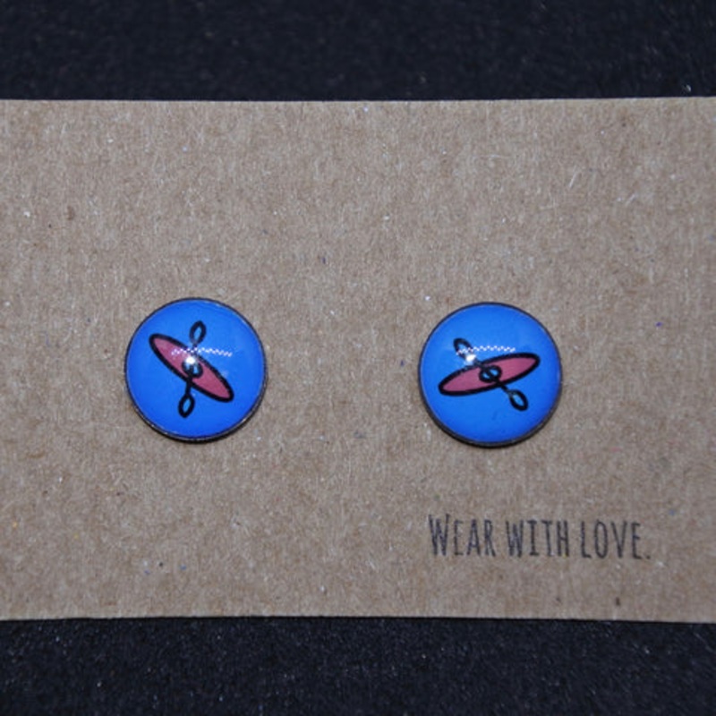 Kayak Earring Studs