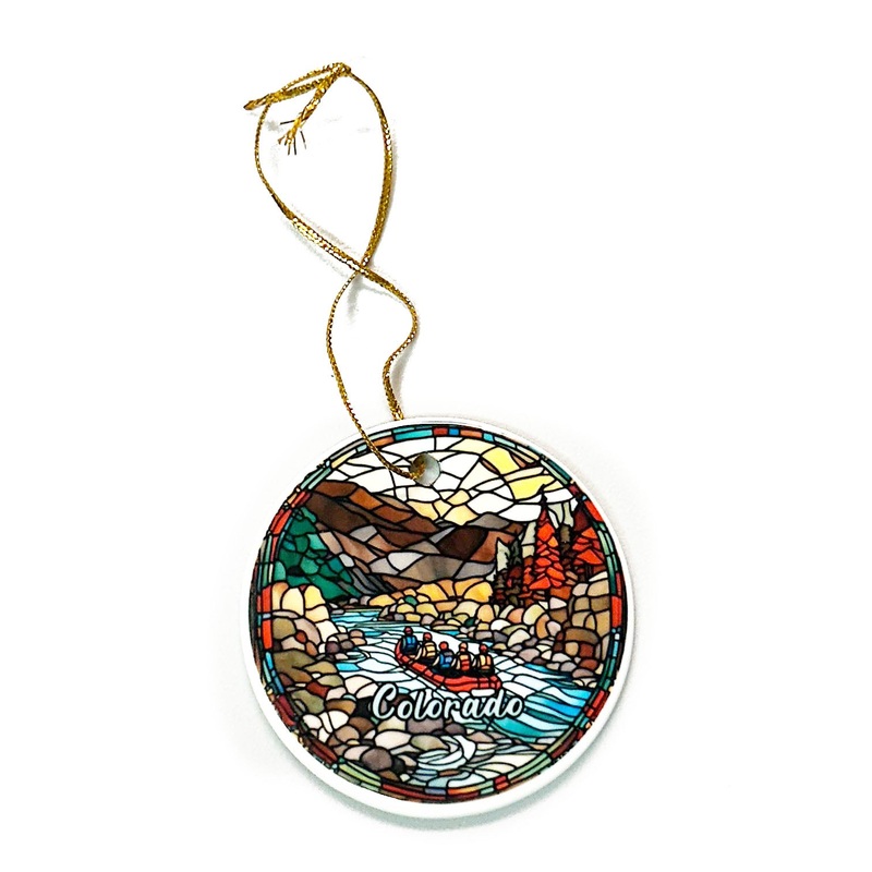 Rafting Ornament