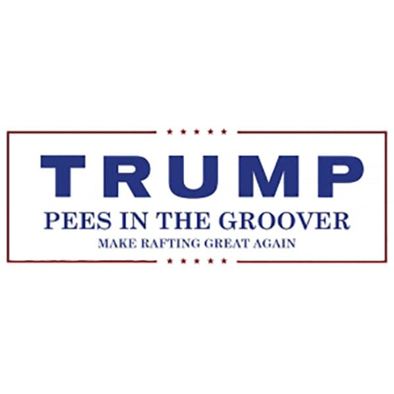 Trump Pees in the Groover Sticker
