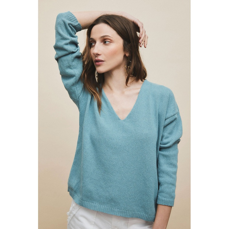 MI&CO – SOLLER SWEATER – AGUA