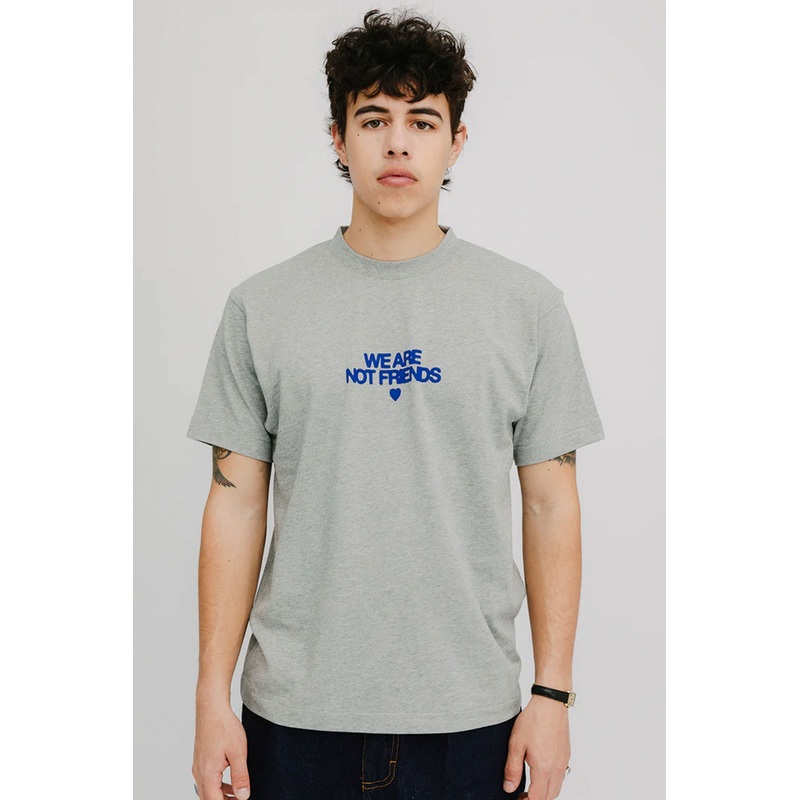 WE ARE NOT FRIENDS – BOLD GREY LOVE TEE