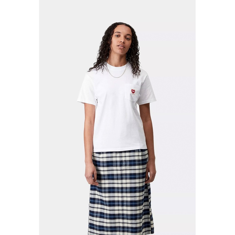 CARHARTT WIP – POCKET HEART T-SHIRT – WHITE