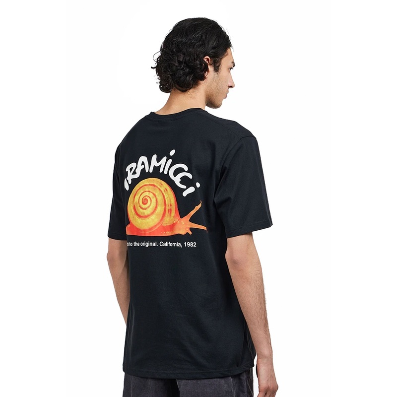 GRAMICCI – SNAIL TEE – VINTAGE BLACK