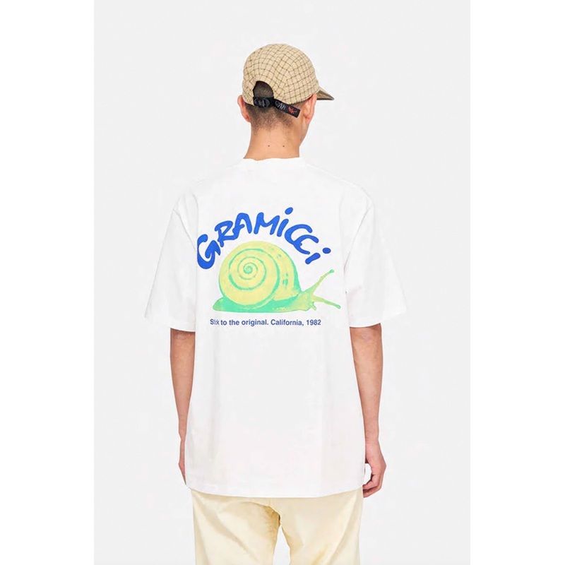 GRAMICCI – SNAIL TEE – WHITE