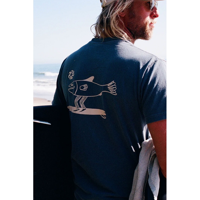 POSITIVE VIBE WARRIORS – FISHMAN SURF T-SHIRT