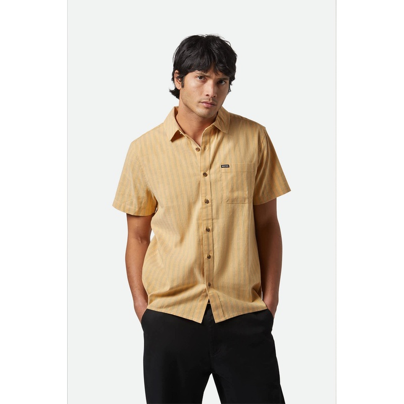 BRIXTON – CRU OXFORD STRIPE WOVEN