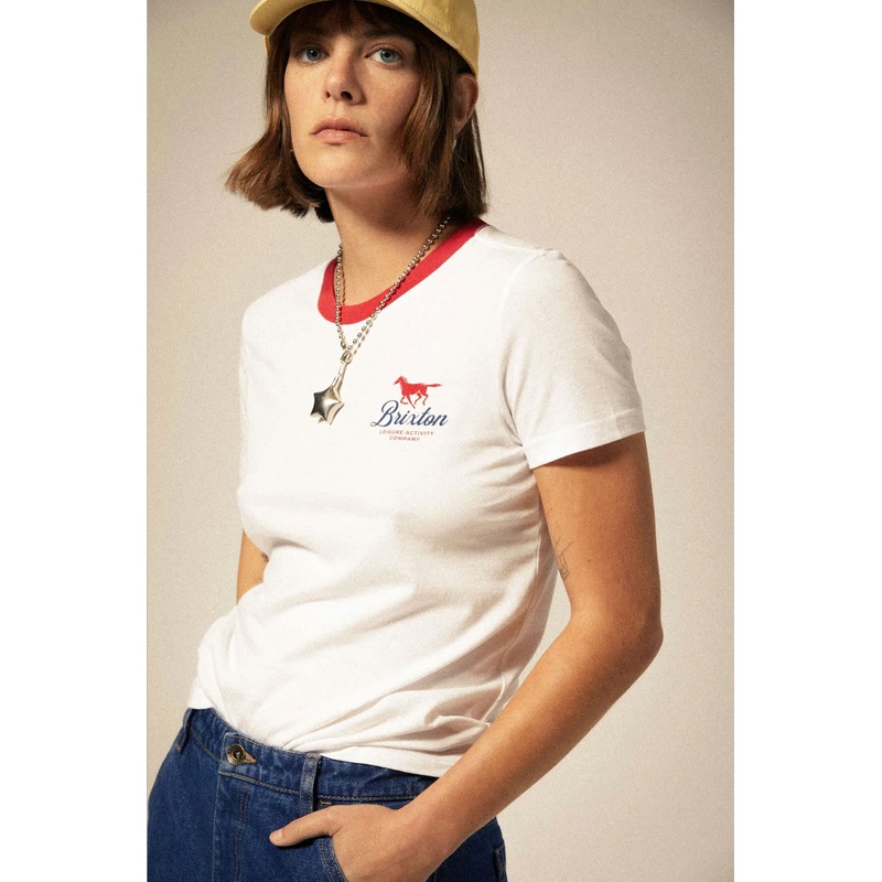 BRIXTON – LEISURE ACTIVITY FITTED CREW TEE