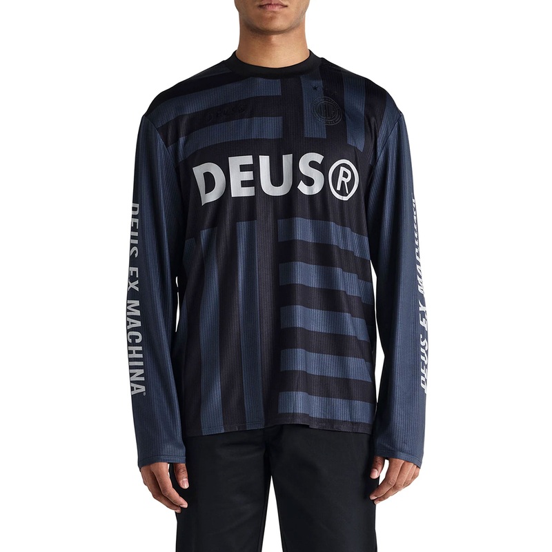 DEUS – BLACKOUT MOTO JERSEY – BLACK
