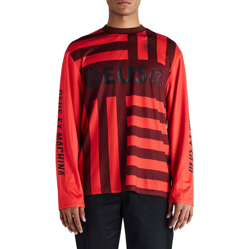 DEUS – BLACKOUT MOTO JERSEY – ORANGE