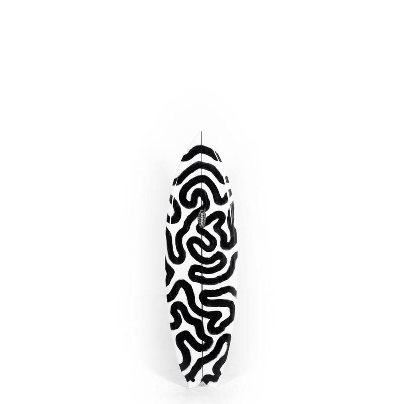 Pukas Surfboard – Mustache by David Santos – 5’10” x 20.20 x 2.56 – 33.40L – DS00746