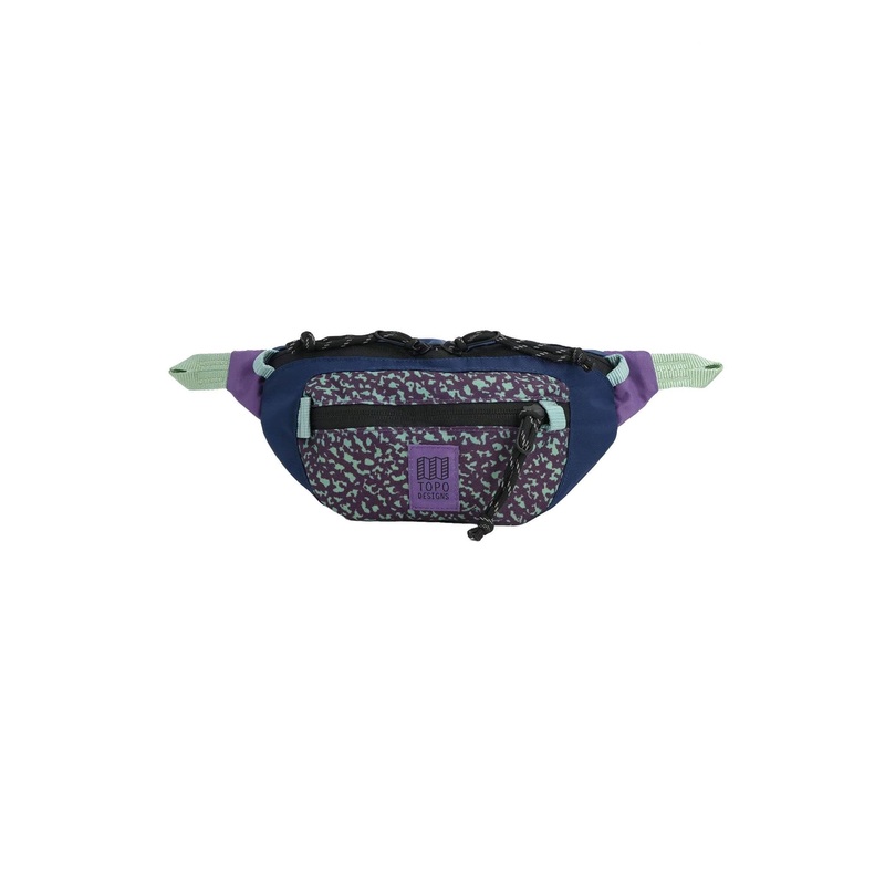 TOPO DESIGNS – MOUNTAIN WAIST PACK – LOGANBERRY/CRACKLE