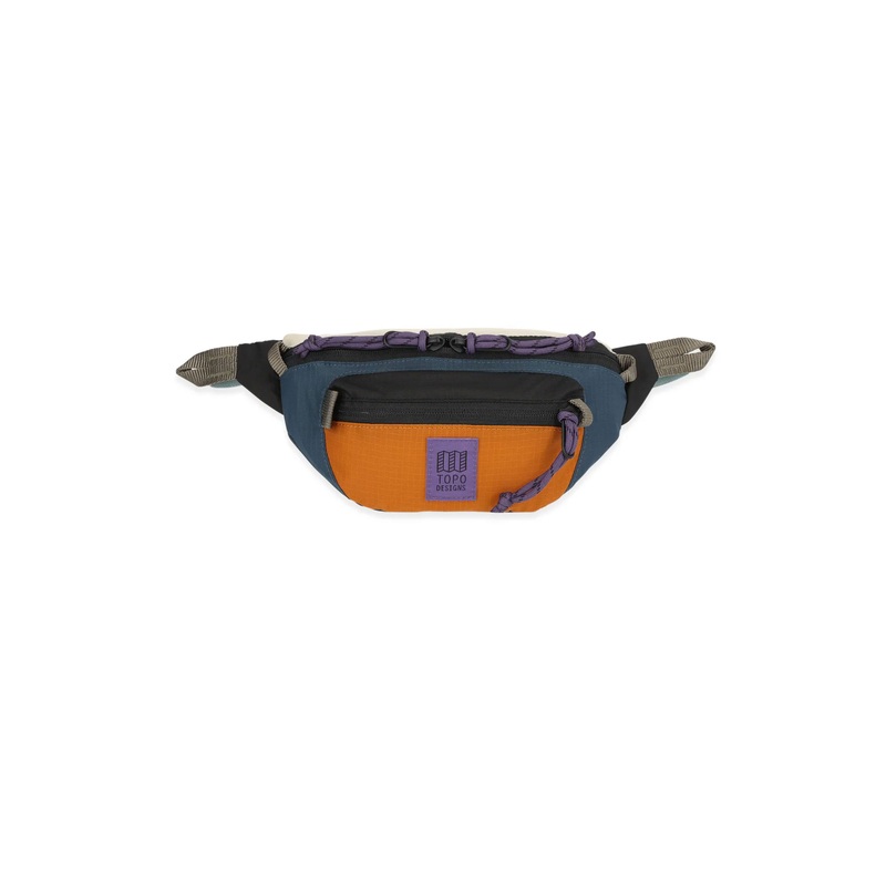 TOPO DESIGNS – MOUNTAIN WAIST PACK – POND BLUE/SPICE