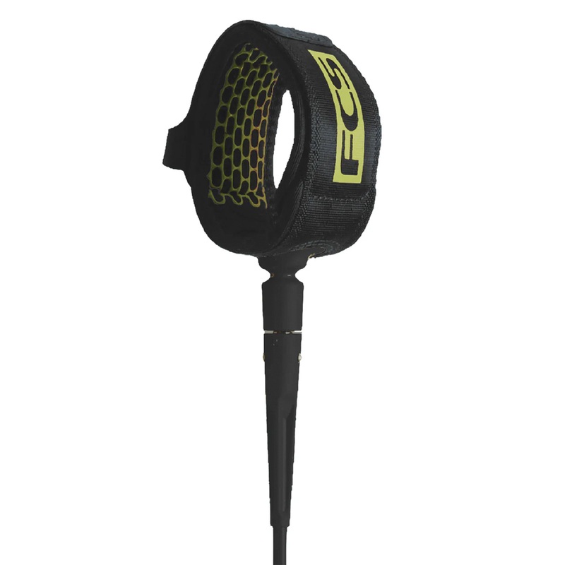 FCS – FCS 5” COMP ESSENTIAL LEASH – COAL LIME