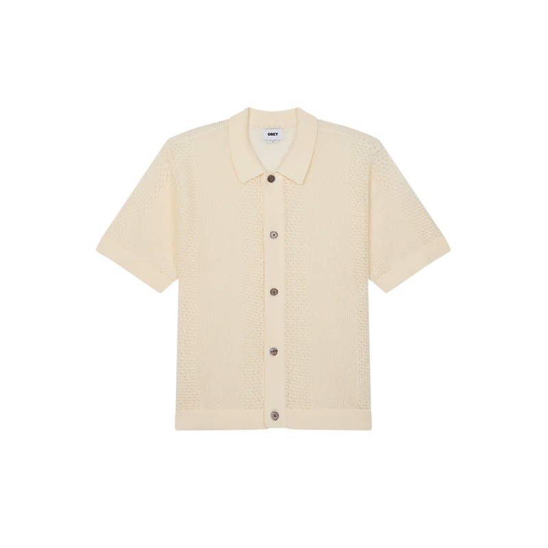 OBEY – EVAN SWEATER SHIRT – UNBLEACHED