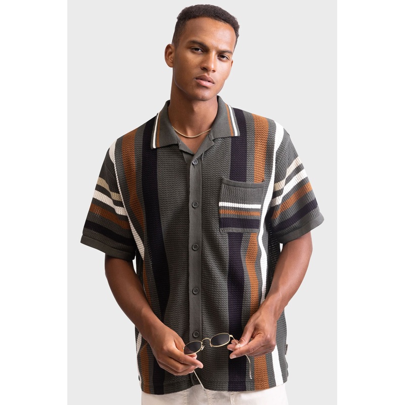 REDEFINED REBEL – RREDUARDO KNIT SHIRT – KAMBABA