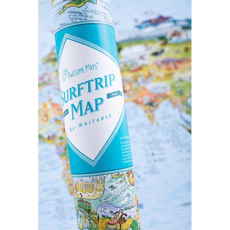 AWESOME MAPS – SURFTRIP MAP ENGLISH