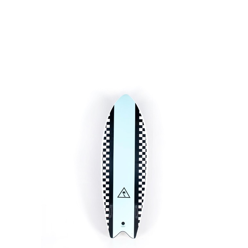 Catch Surf – RETRO FISH TWIN FIN White Light Blue – 56 x 21.65 x 2.95 x 45L