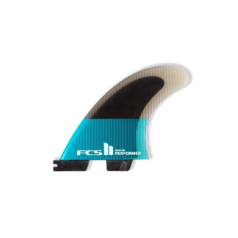 FCS – FCS II PERFOMER – PC – TEAL BLACK – M – 4FINS